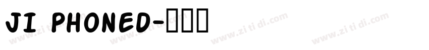 JI Phoned字体转换